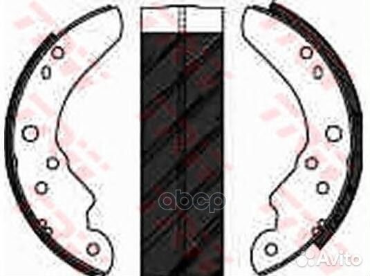 Колодки тормозные барабанные зад GS6142 TRW