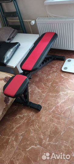 Гантели 30 кг и регулируемая скамья