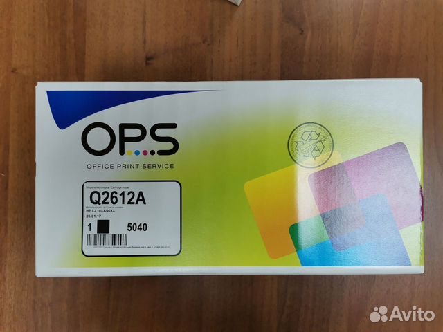 Картридж HP Q2612A, оригинал, восстановленный OPS