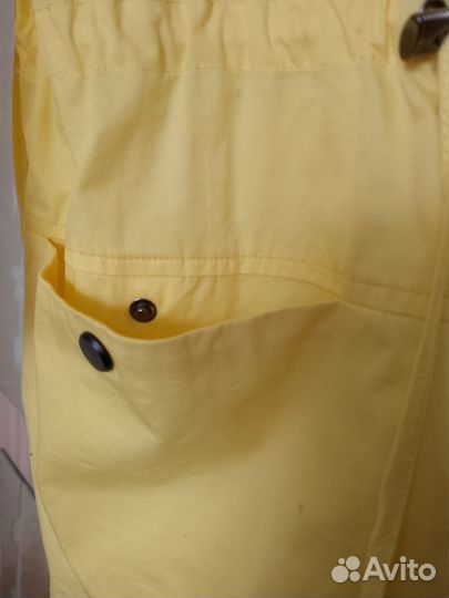 Тонкая ветровка- пиджак, плотная х/б