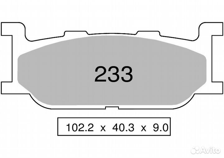 Передние колодки Trofeo для Yamaha DragStar Virago