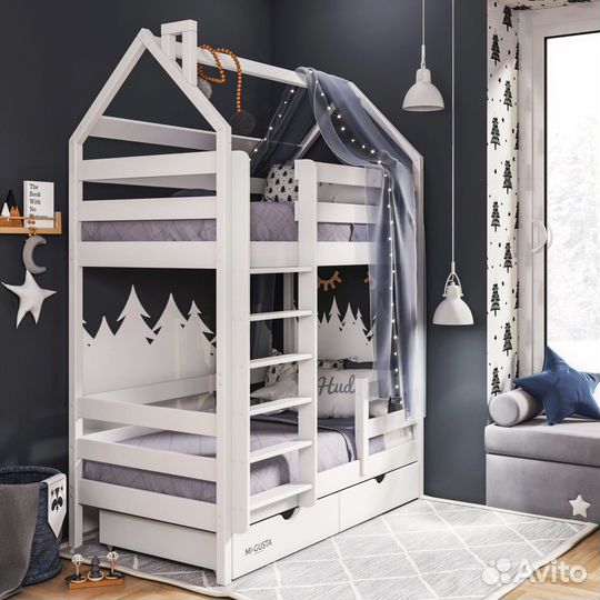 Детская двухъярусная кровать