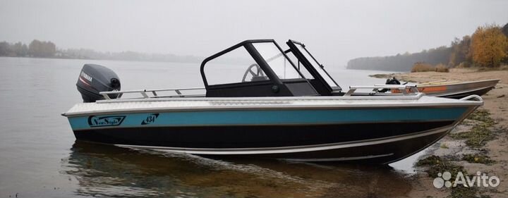 Алюминиевая моторная лодка wellboat 43-4