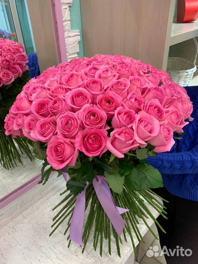 Розы голландские с доставкой 51 шт