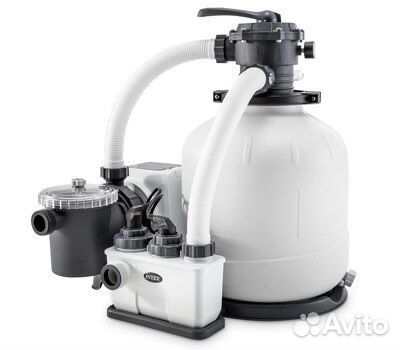 Песочный фильтр-хлорогенератор intex 26680