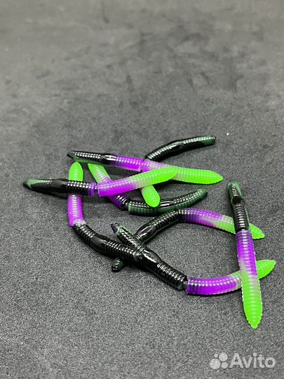 Форелевые силиконовые приманки. Libra 65 мм