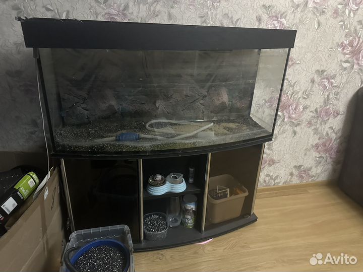 Аквариум 250 литров с тумбой