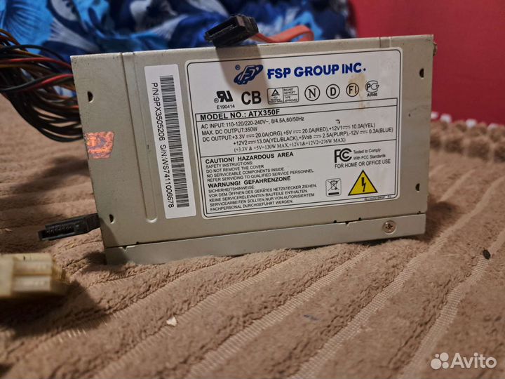 Блок питания для пк 350w