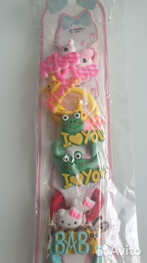 Набор силиконовых резинок для волос 20 шт