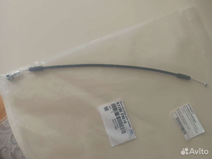 Трос на замок капота. Солярис 2