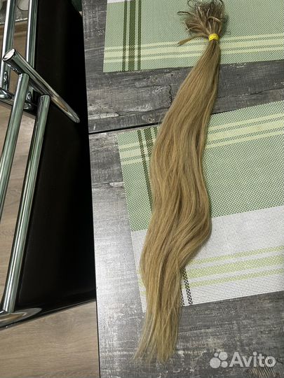 Волосы для наращивания 62 см б/у