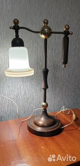 Старинная настольная лампа СССР. Винтаж