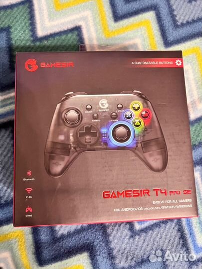Геймпад беспроводной/проводной GameSir T4 Pro SE