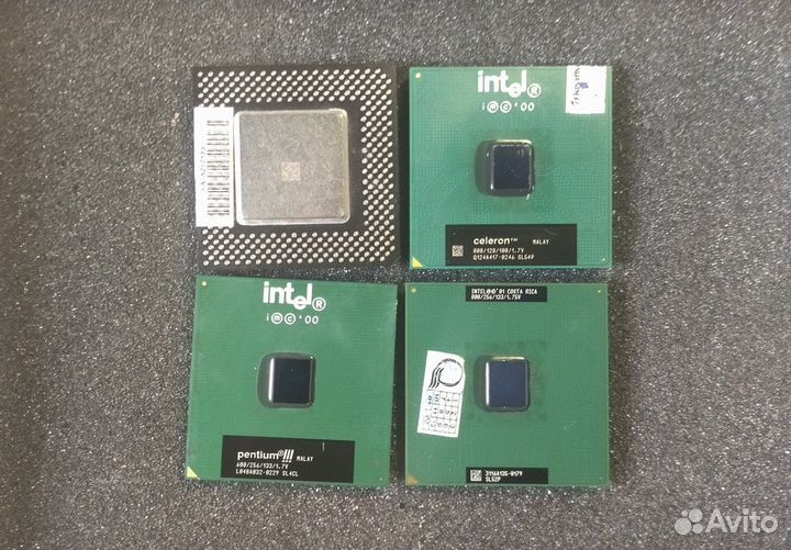 Ретро процессоры Intel Pentium3 и Celeron Soc-370