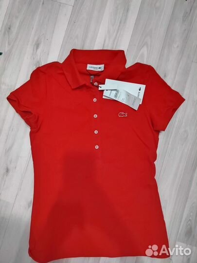 Футболка поло Lacoste женская новая