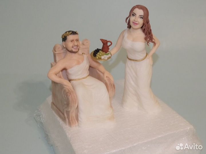 Фигурки из мастики (портретнпя лепка )