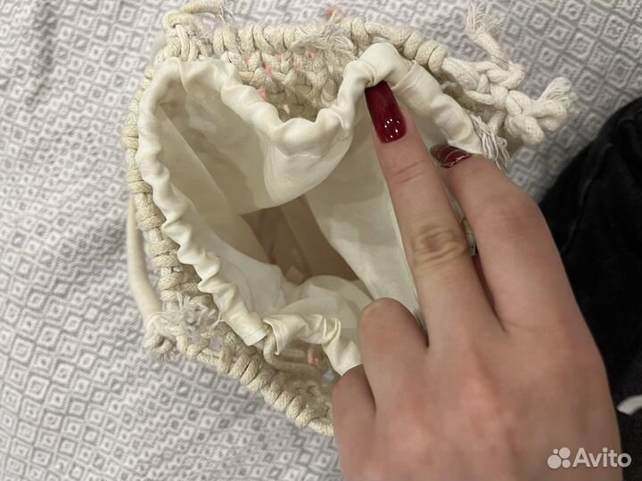 Сумка пляжная плетеная