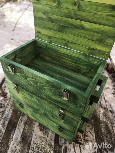 Ящик армейский деревянный декоративный