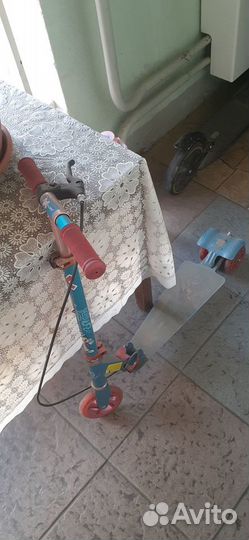 Самокат детский трехколесный бу