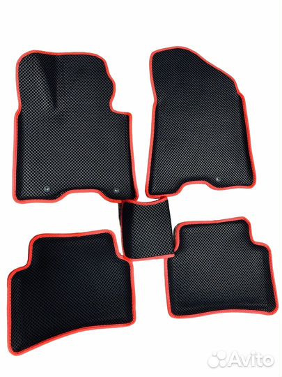 EVA коврики с бортами на volkswagen polo