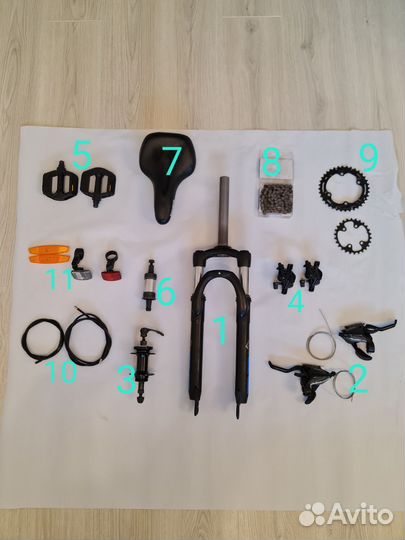 Велозапчасти Shimano, Stels (идеальное состояние)