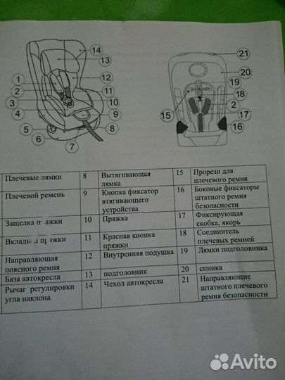 Детское авто кресло