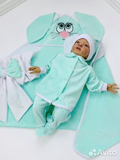 Комплект на выписку летний весенний