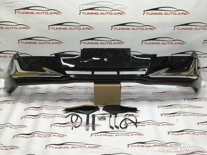 Губа передняя Toyota Land Cruiser Prado 120 Q2755