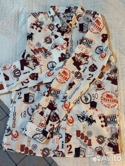 Рубашка us polo 11-12 лет