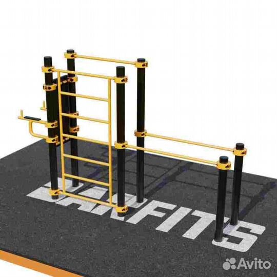 Детские Комплекты, Шведская стенка, турник, брусья