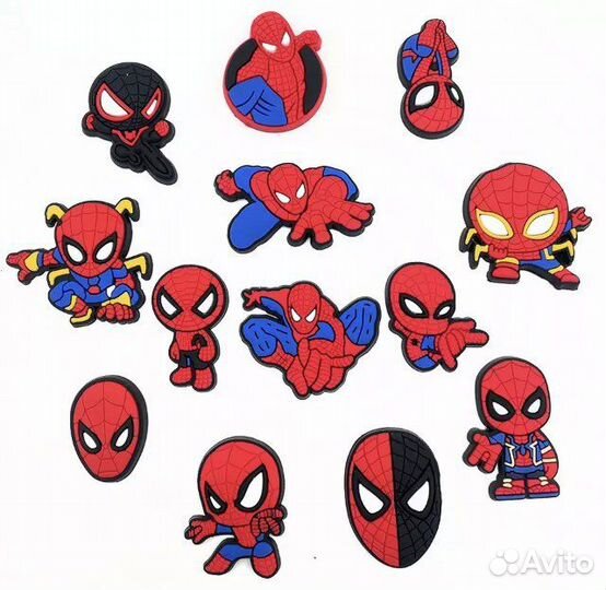 Украшения на crocs джиббитсы