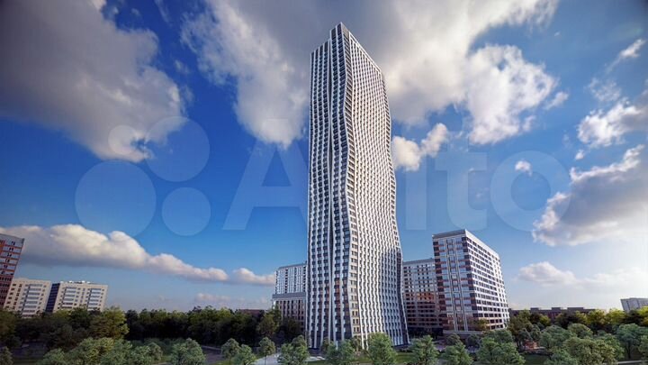 Квартира-студия, 27,4 м², 30/52 эт.