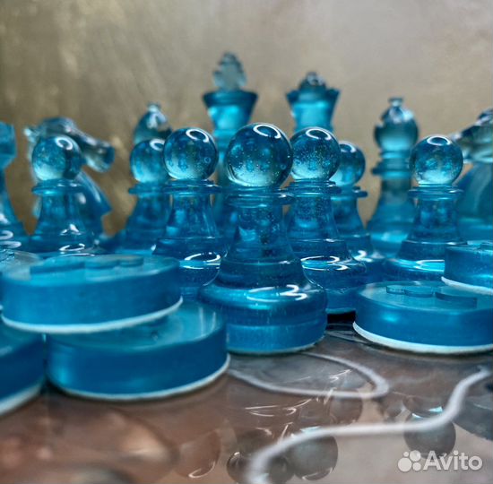 Шахматы и шашки набор ручной работы