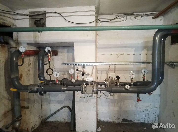 Монтаж узла коммерческого учета тепла (укут)