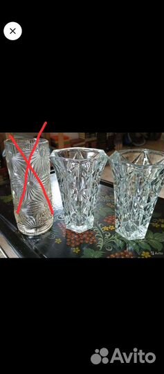 Стеклянные вазы СССР