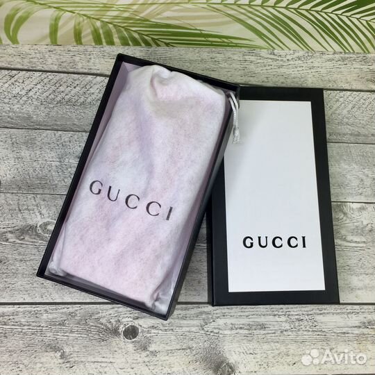 Gucci Клатч Портмоне Кошелек Красный