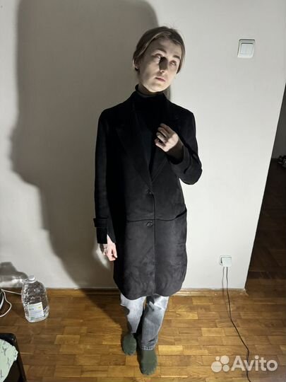 Пальто замша Zara M