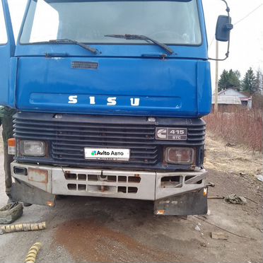 Лесовоз (сортиментовоз) Sisu SM 312 с КМУ Loglift, 1995
