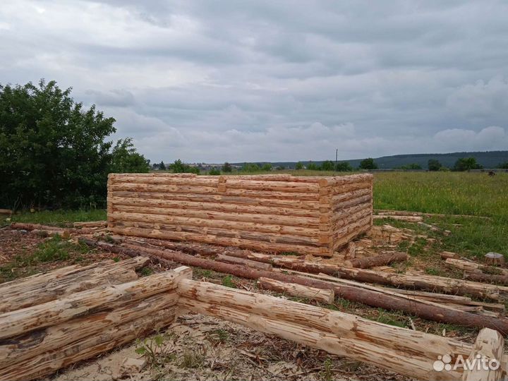 Сруб бани,дома,беседки