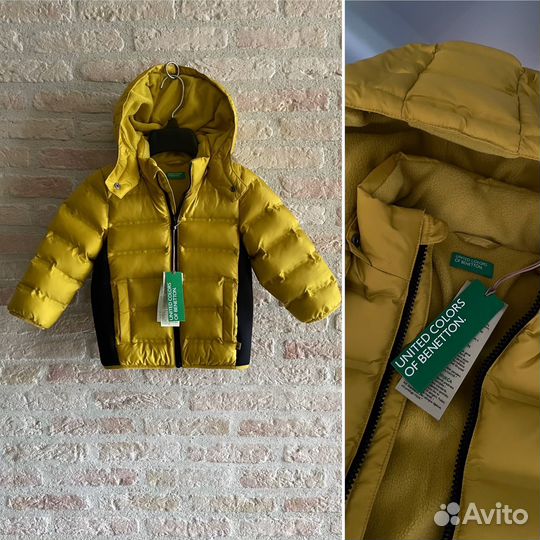 Пуховик Benetton. Italy. Оригинал. Новая. unisex