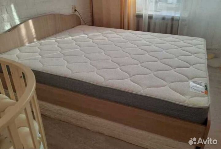 Матрас односпальный жесткий зональный с гарантией