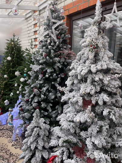 Ель искуственная заснеженная
