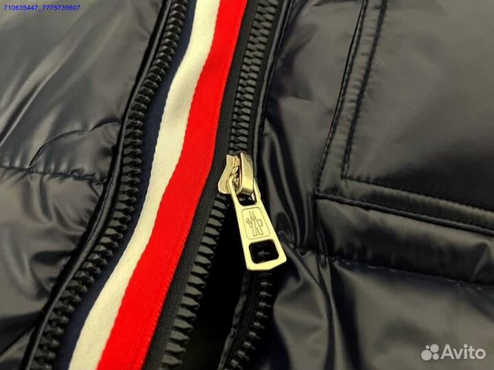 Куртка Moncler черный глянец