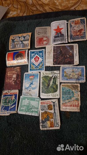 Марки несколько альбомов СССР