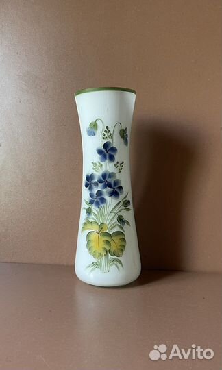 Ваза молочное стекло СССР винтаж