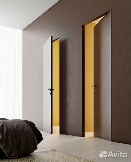 Скрытая дверь с коробкой