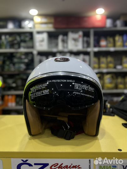 Шлем Beon B-108 white red blue(S,XL)