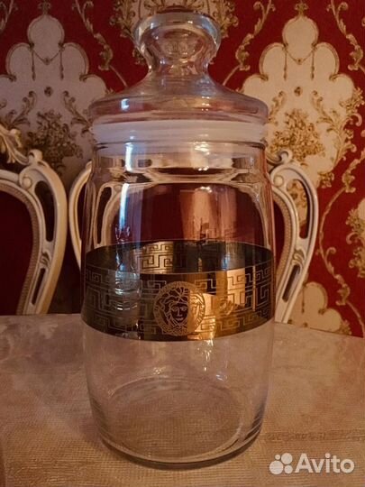 Versace банки для сыпучих продуктов и жидкостей