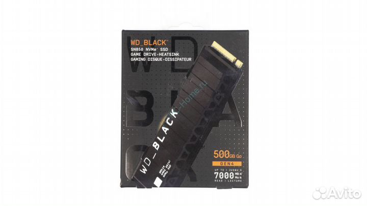 500Gb WD Black SN850 WDS500G1XHE