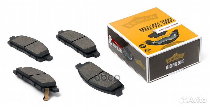 K002052 kroner Тормозные колодки, дисковые